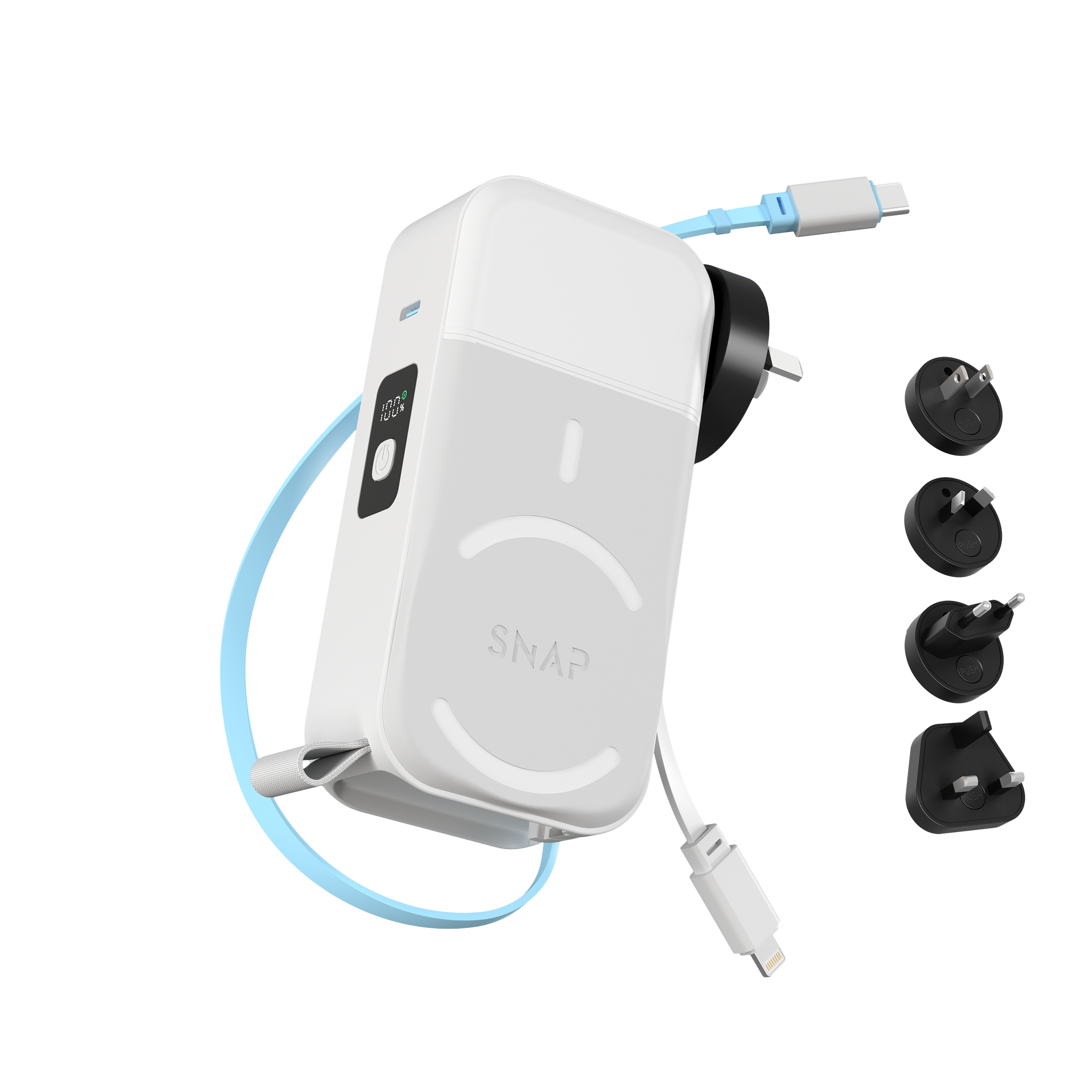 PowerPack Universal 2 - 6 in 1 Travel Power Bank 10,000mAh