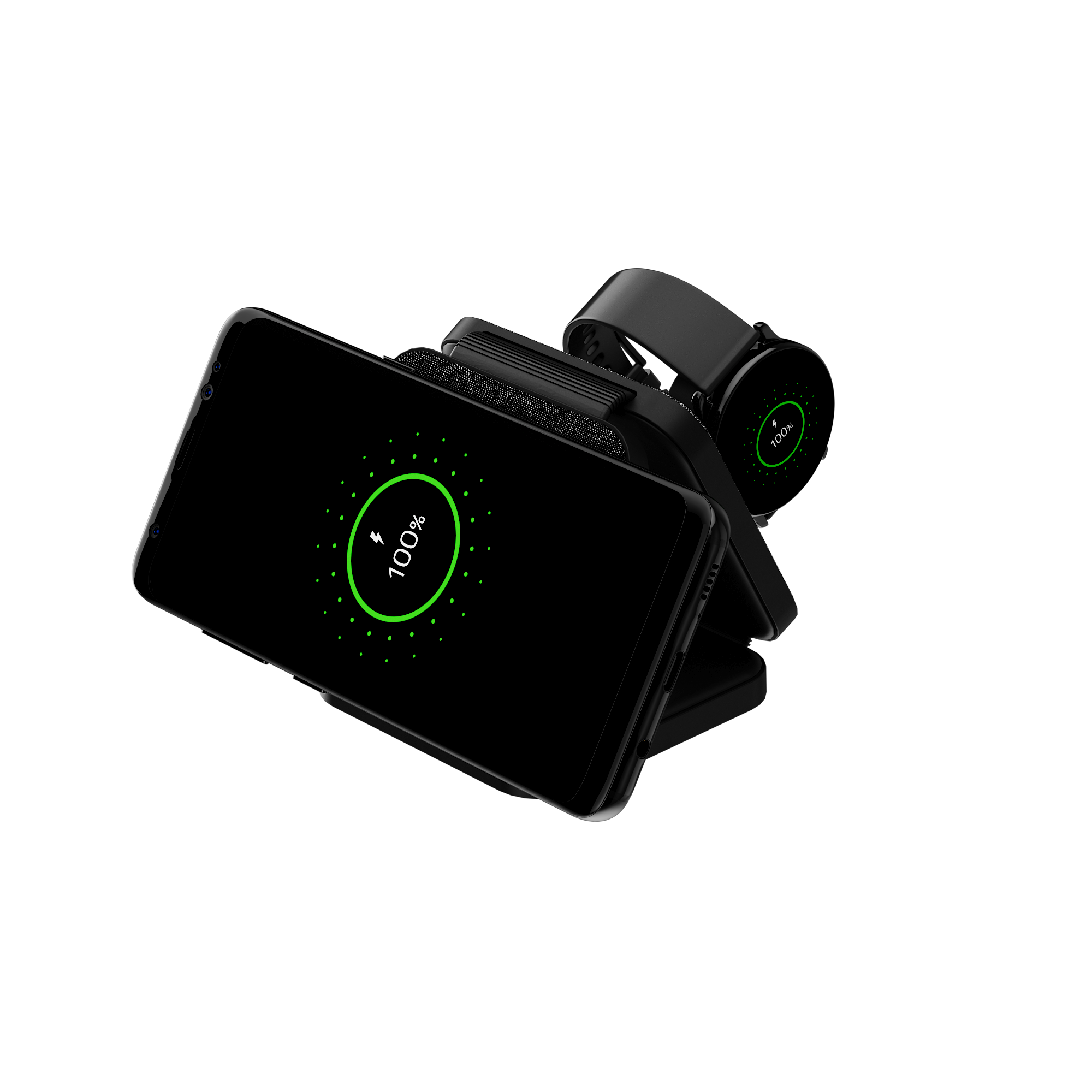 in Foldable Samsung Wireless Travel Charger PowerBase Go