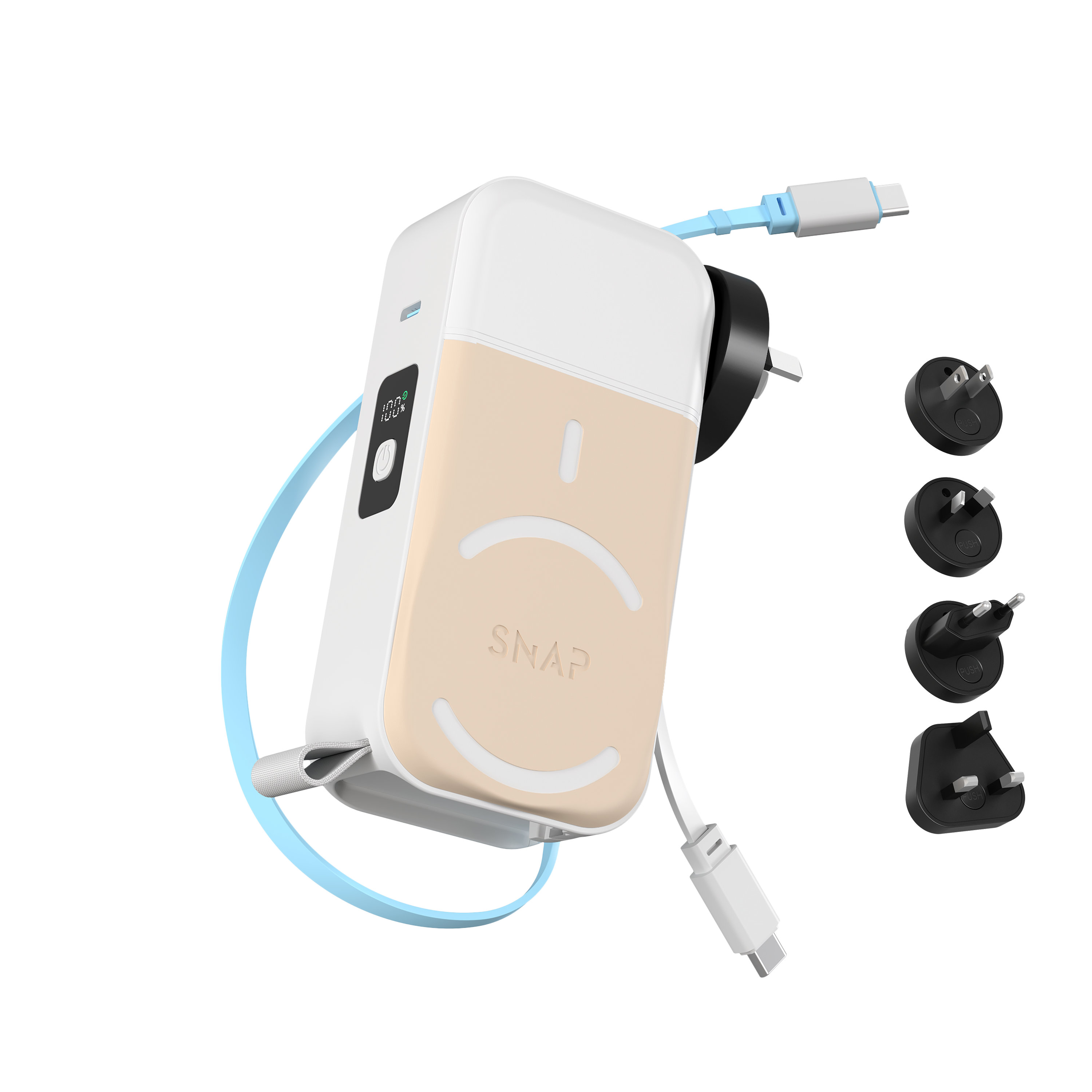 PowerPack Universal 2 - 6 in 1 Travel Power Bank 10,000mAh