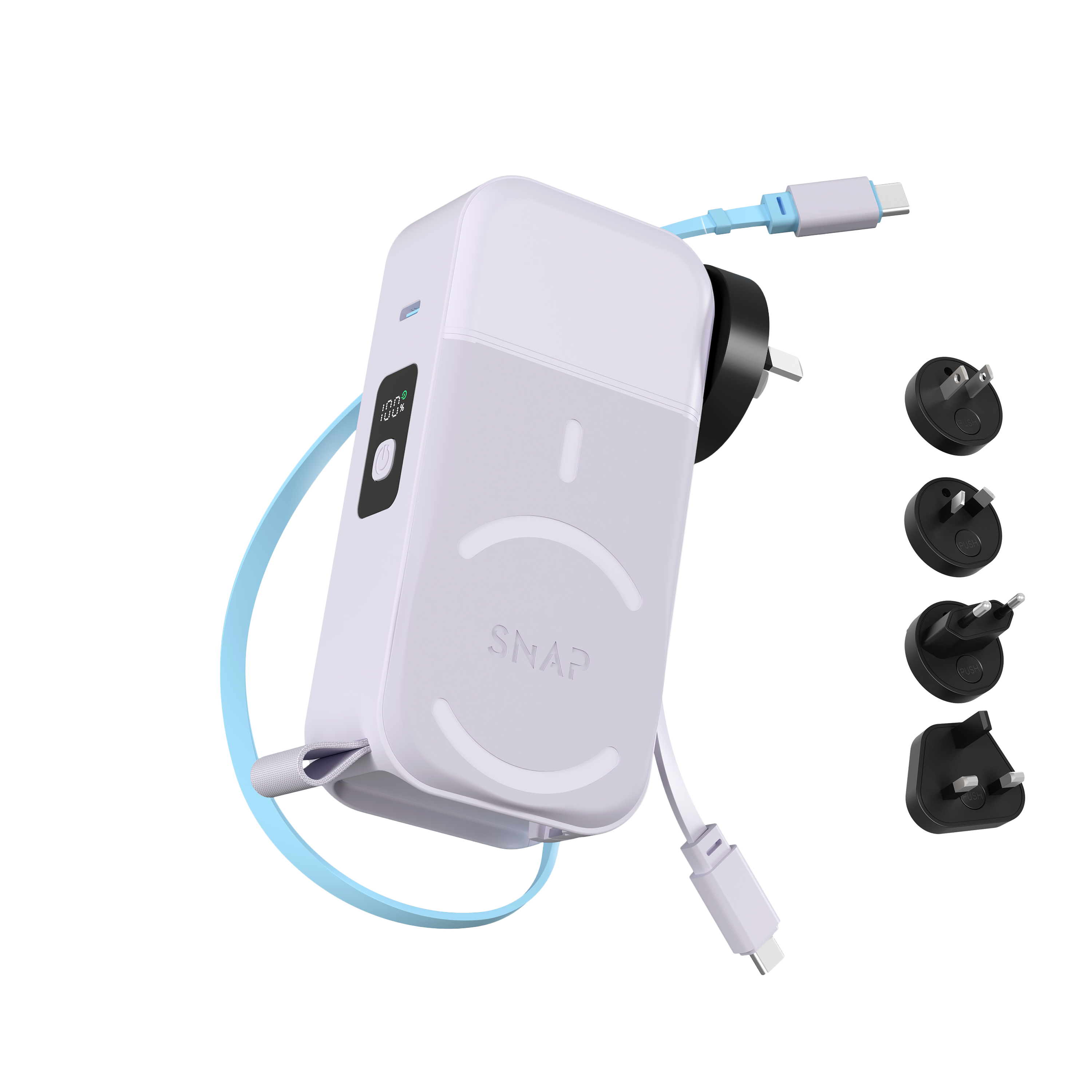 PowerPack Universal 2 - 6 in 1 Travel Power Bank 10,000mAh