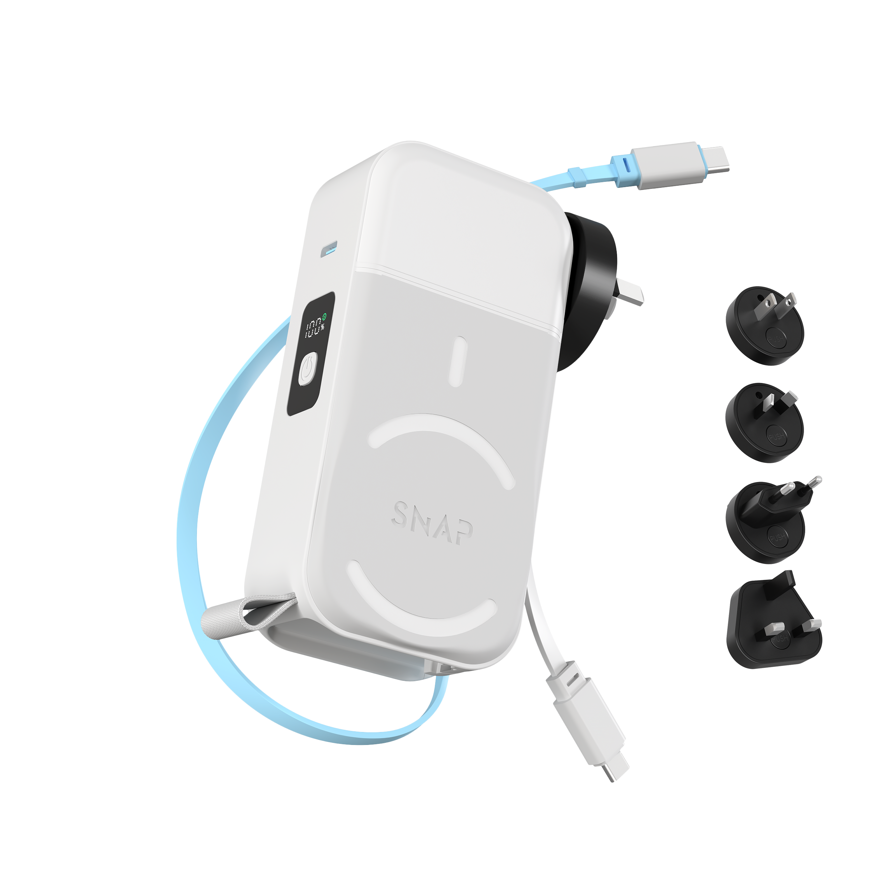 PowerPack Universal 2 - 6 in 1 Travel Power Bank 10,000mAh