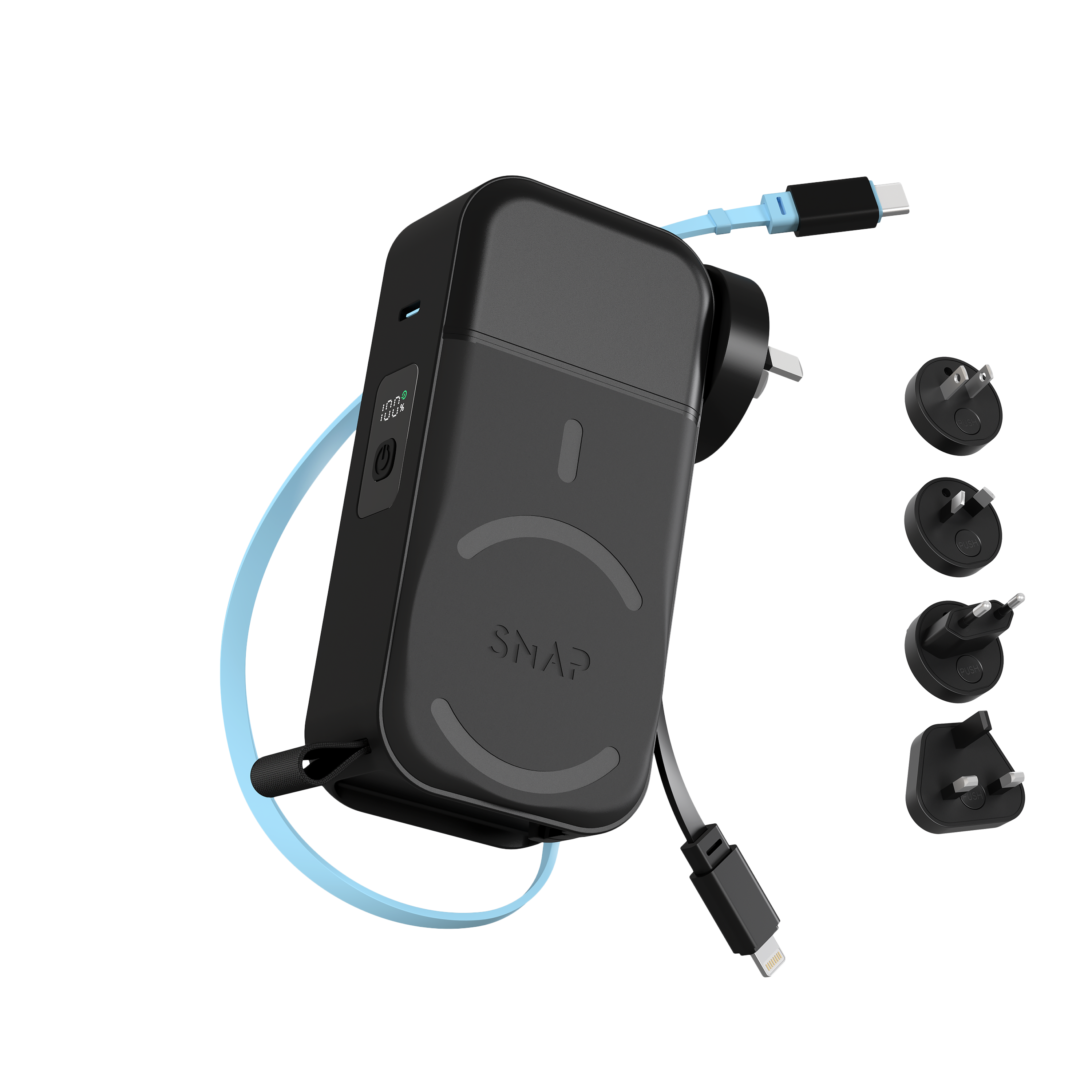 PowerPack Universal 2 - 6 in 1 Travel Power Bank 10,000mAh